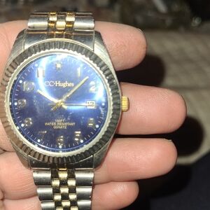 Cc Hughes Watch Silver And Blue